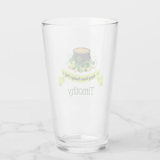 Zo geweldig St. Patrick's Day geweldig Glas (Achterkant)