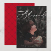 zo gezegend feestdagenkaart (Voorkant / Achterkant)