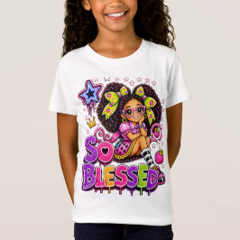 Zo Gezegend™ StarBerry | Schattig Meisje Aardbei T-shirt