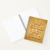 Zo goed als Gold Bullet-Notitieboek Notitieboek (Binnen)