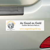 Zo goed als Gold Bumpersticker (Op auto)