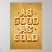 Zo goed als Gold Poster (24x36) (Voorkant)