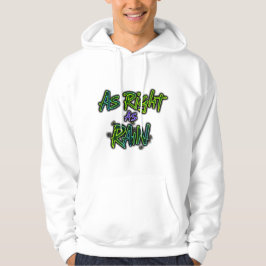 Zo goed als regen - fris en optimistisch ontwerp hoodie