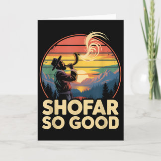 Zo Goed Grappige Rosh Hashanah Joodse Feestdag Sho Kaart