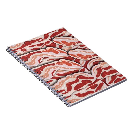 Zo goed uitgewerkt epic van Bacon Pattern-ontwerp Notitieboek (Rechterzijde)