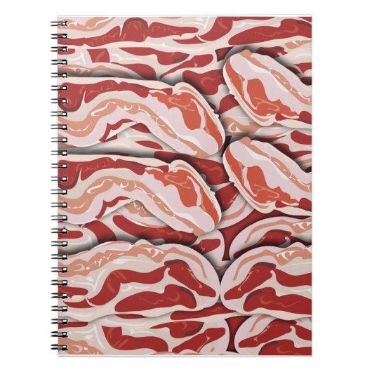 Zo goed uitgewerkt epic van Bacon Pattern-ontwerp Notitieboek (Voorkant)