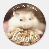Zo Good Cute White Robo Hamster Magneet (Voorkant)