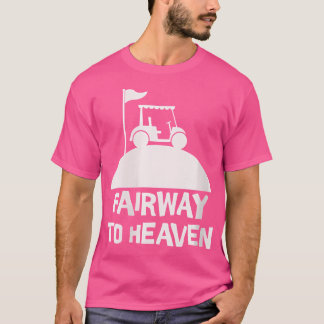 Zo grappig golf fairway naar de hemel t-shirt