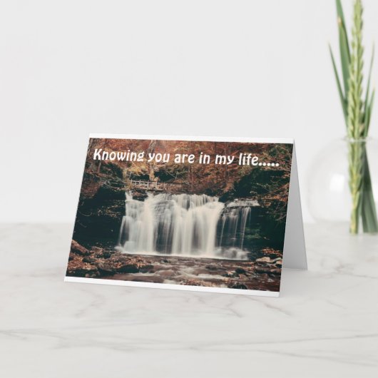 *ZO GRATIS* DAT ***JE** IN MIJN LEVEN BLIJFT KAART (Voorkant)