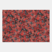 Zo griezelig! Halloween Skulls Spinnen Gotisch Inpakpapier Vel (Voorkant 3)