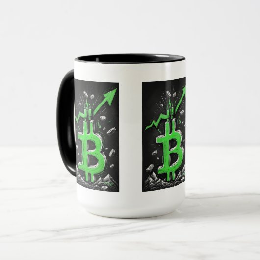 Zo groen als geld mok (Voorkant links)