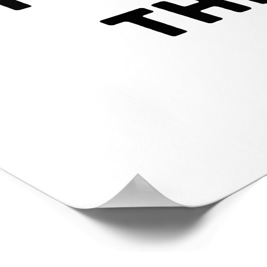 Zo groot is het huis niet poster (Hoek)