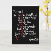 Zo Heeft God De Wereld Bemind Jezus Is Mijn Valent Kaart (Gele Bloem)