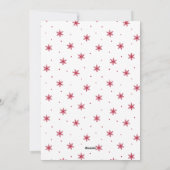 Zo heel Merry Red Arch Lijst Foto Feestdagenkaart (Achterkant)