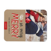 Zo heel prettige feestfoto magneet (Horizontaal)