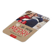 Zo heel prettige feestfoto magneet (Linkerzijde)