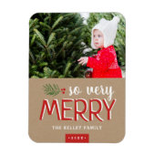 Zo heel prettige feestfoto magneet (Verticaal)