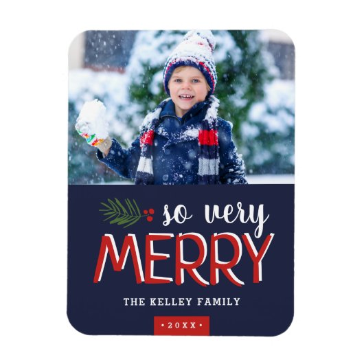 Zo heel prettige feestfoto magneet (Verticaal)