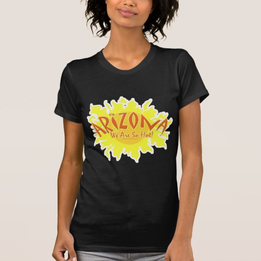 Zo heet Arizona Cartoon vakantie ontwerp T-shirt (Voorkant)