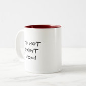 Zo heet nu! tweekleurige koffiemok (Voorkant links)