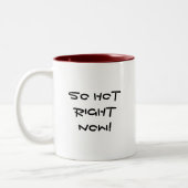 Zo heet nu! tweekleurige koffiemok (Links)
