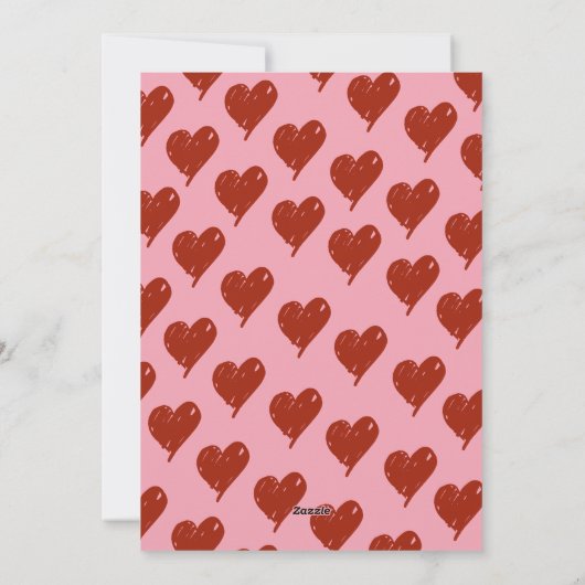 Zo heet samen hete saus pittig Jubileum Feestdagenkaart (Achterkant)