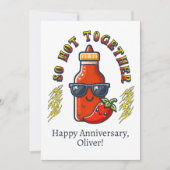 Zo heet samen hete saus pittige Kaart (Voorkant)