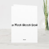 Zo het Wenskaart van het Lied van de Samba van Kaart (Achterkant)