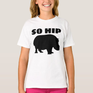 ZO HIPPE COOLE NIJLPAARD MEISJES  T-SHIRT