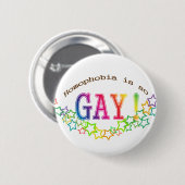 zo homo ! ronde button 5,7 cm (Voorkant /achterkant)