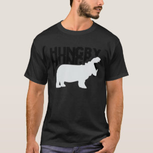Zo hongerig Hippo T-shirts Grappige Leuke Hippopot