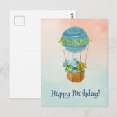 Zo hoog mogelijk vliegen briefkaart (Voorkant / Achterkant)