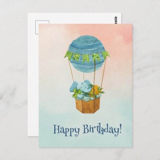 Zo hoog mogelijk vliegen briefkaart (Voorkant / Achterkant)