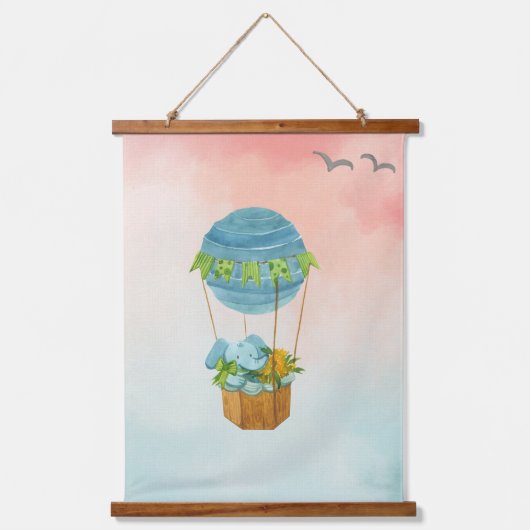 Zo hoog mogelijk vliegen hangend wandkleed (Voorkant)