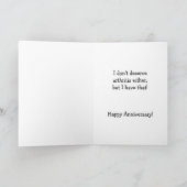 "Zo is het leven" Huwelijksjubileum Kaart (Binnen)