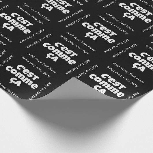 Zo is het nu eenmaal - C'est Comme Ca French Cadeaupapier (Hoek)