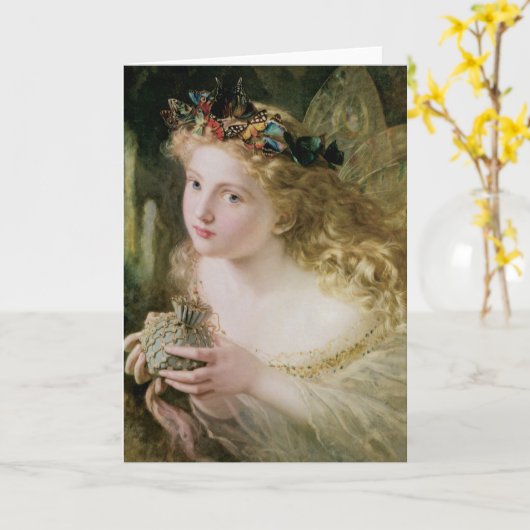 Zo is uw fee gemaakt van de mooiste dingen kaart (Gele Bloem)