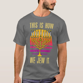 Zo jagen we het joodse Hanukkah Chanokah Fun T-shirt
