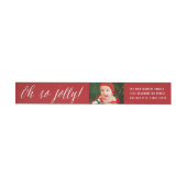 Zo Jolly. Script Holiday Photo-Adresetiketten (Individueel)