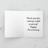 Zo jong Jubileum Kaart (Binnen)