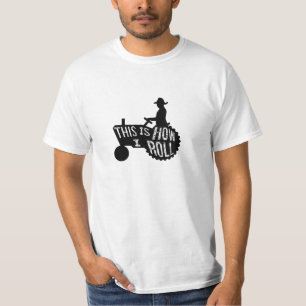Zo kan ik boerenstijl rollen t-shirt