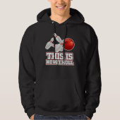 Zo kan ik Bowling Bowler Funny Gift Hoodie (Voorkant)