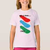 Zo kan ik Design - Girls' Basic T-Shirt (Voorkant)
