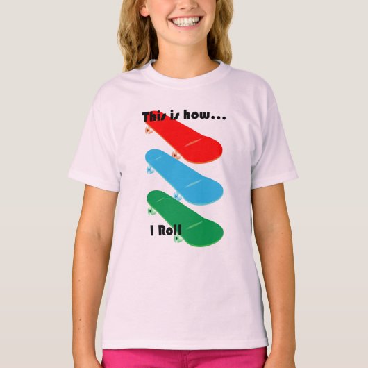 Zo kan ik Design - Girls' Basic T-Shirt (Voorkant)