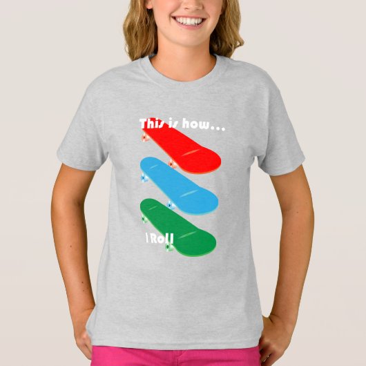 Zo kan ik Design - Girls' Basic T-Shirt (Voorkant)
