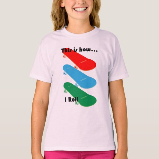 Zo kan ik Design - Girls' Basic T-Shirt (Voorkant)