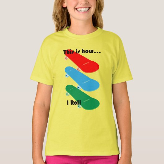 Zo kan ik Design - Girls' Basic T-Shirt (Voorkant)