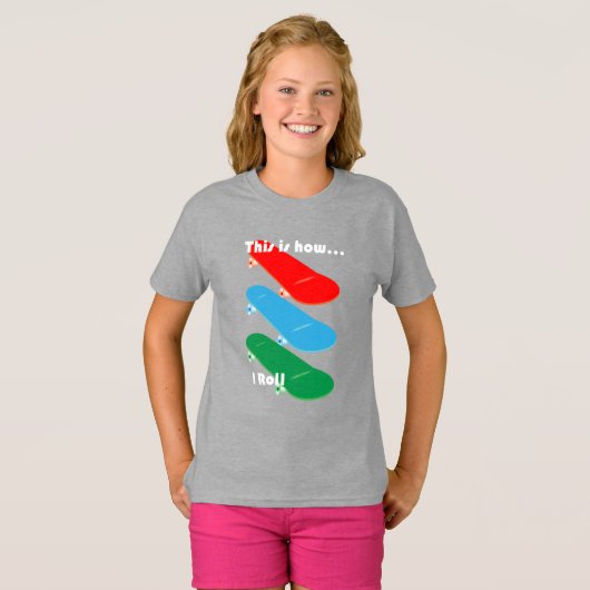 Zo kan ik Design - Girls' Basic T-Shirt (Voorkant volledig)