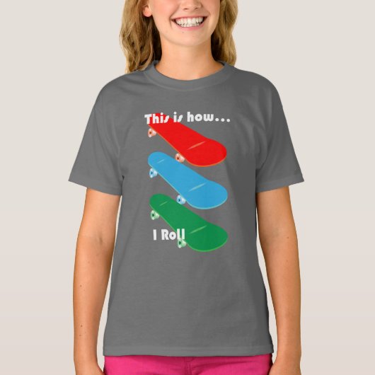 Zo kan ik Design - Girls' Basic T-Shirt (Voorkant)