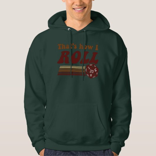 Zo kan ik Fantasy Gaming d20-desktop draaien Hoodie (Voorkant)